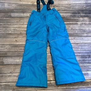 Xmtn blue snow bib vguc 7/8